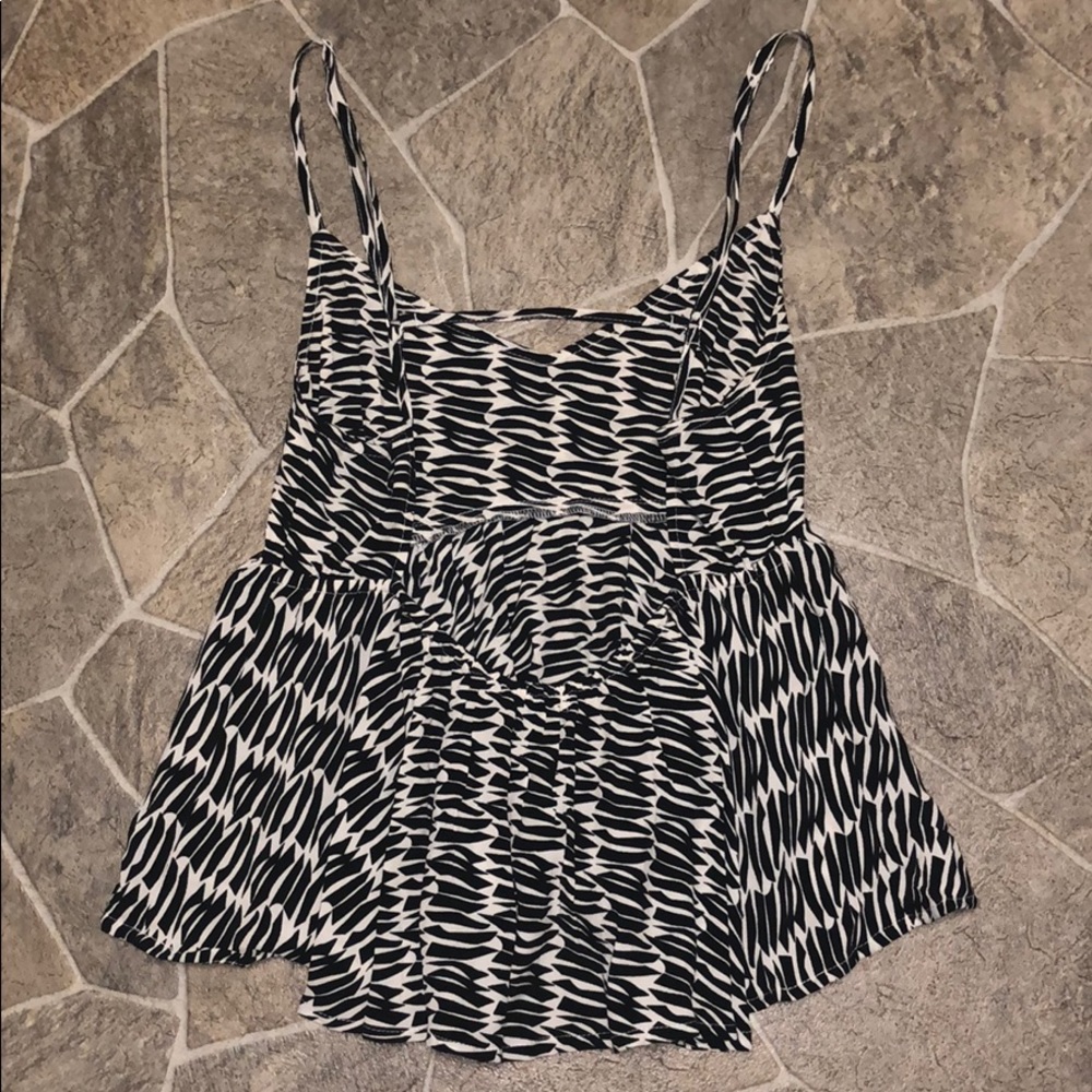 ❌SOLD Ava Sky Ladder Back Tank Top XS Fighting Eel - Picture 4 of 4
